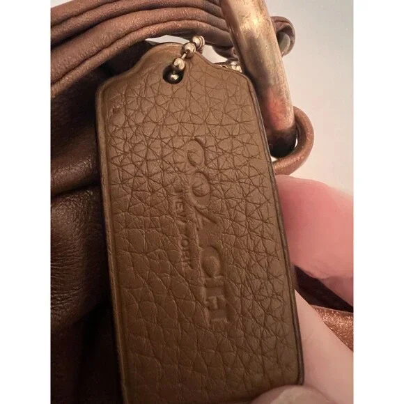 Vintage Coach Parker Shoulder Bag Leather Brown - Picture 2 of 10